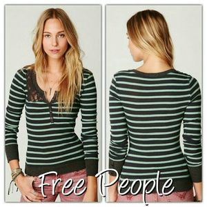 FREE PEOPLE STRIPED TOP