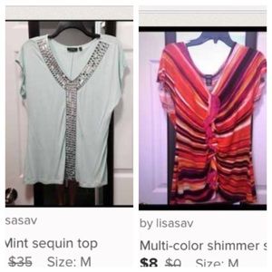 Bundle of 2 size medium tops