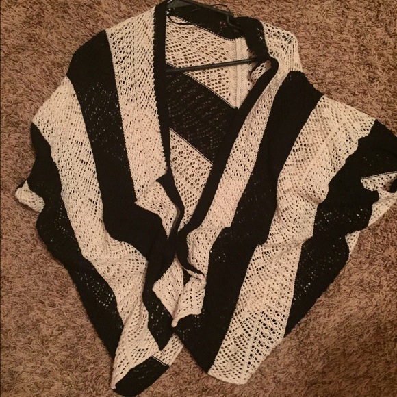 Black and white cardigan