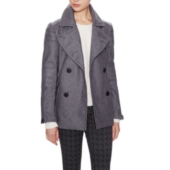 W118 Grey Wool Coat