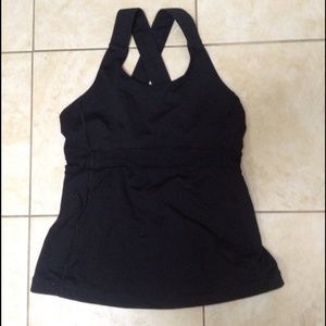 Lulu top black size 8