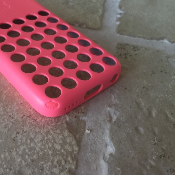 Apple Pink coral iPhone 5c case - Picture 3 of 4