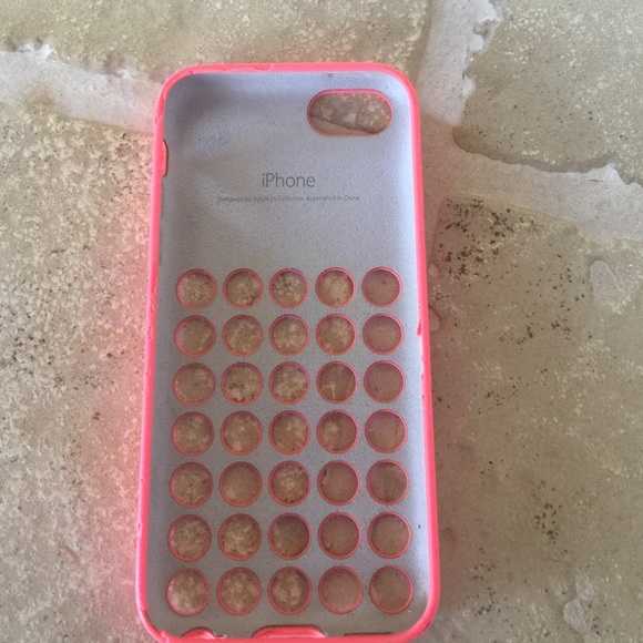Apple Pink coral iPhone 5c case - Picture 4 of 4