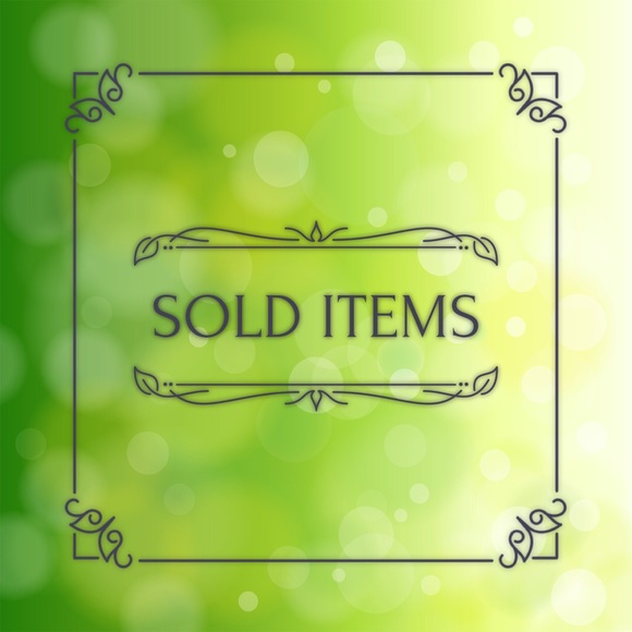 Sold items beyond here!