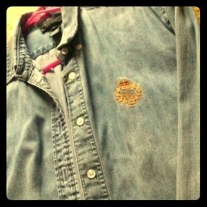 Vintage ralph lauren jean shirt