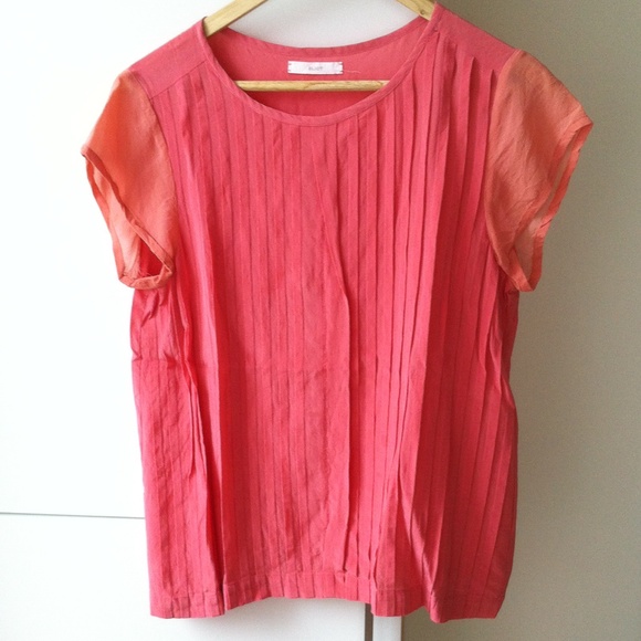 Madewell Eliot pink top size S