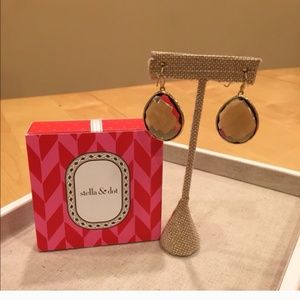 Stella&Dot serenity stop drop earrings