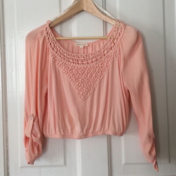 Peach Crop Top | Medium