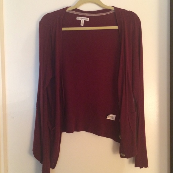 Maroon Cardigan