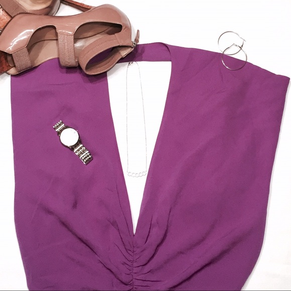 ❌SOLD❌Purple Mini Dress - Picture 2 of 4