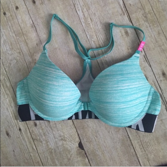 Pink Logo Bra - Picture 3 of 3