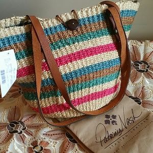Hand woven handbag by patricia nash