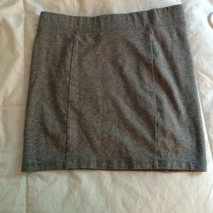 Grey Pencil Skirt