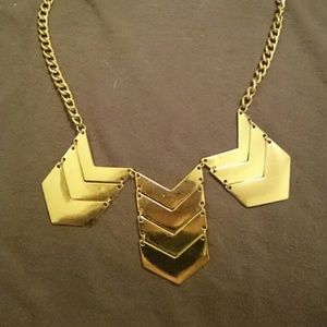 Geometric Gold Necklace