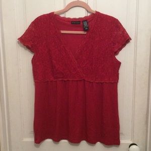 Red shirt in excellent condition