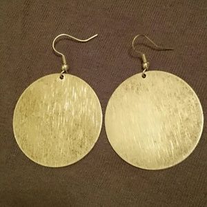 Silver Circle Earrings
