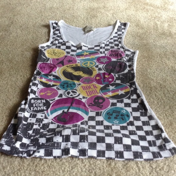 Checkered tank top