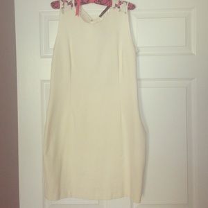 White Zara Shift Dress