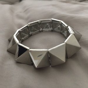 New with tags Silver Pyramid Studs Bracelet
