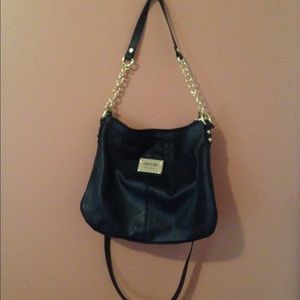 Nicole Miller purse double strap black