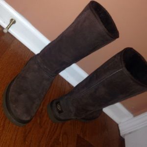 UGG Australia brown tall fur