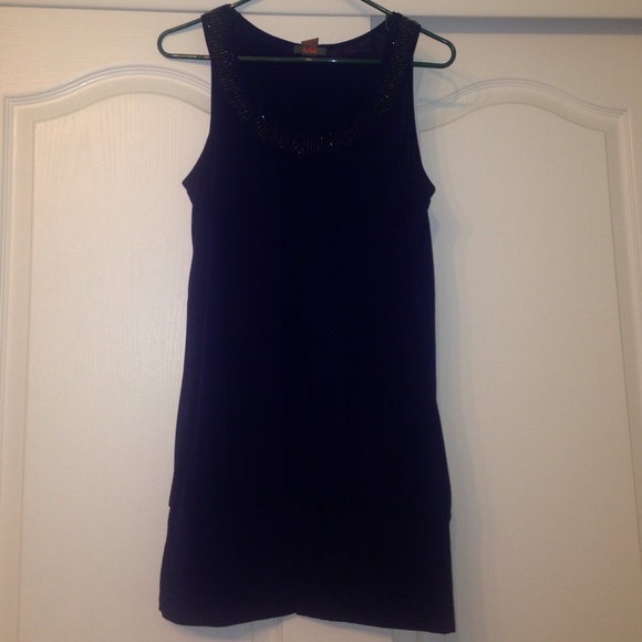 Dark blue, Summer cocktail dress