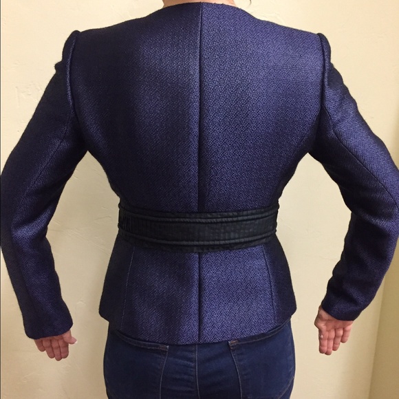 Carolina Herrera purple jacket . - Picture 3 of 4