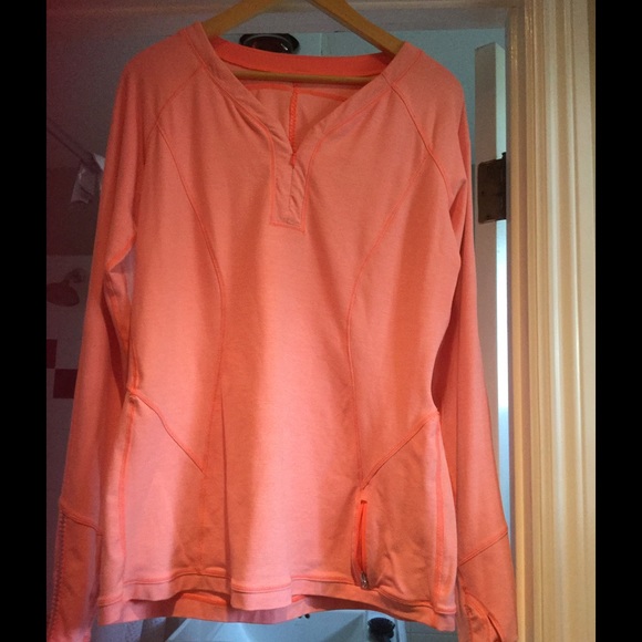 Lululemon long sleeve tangerine top