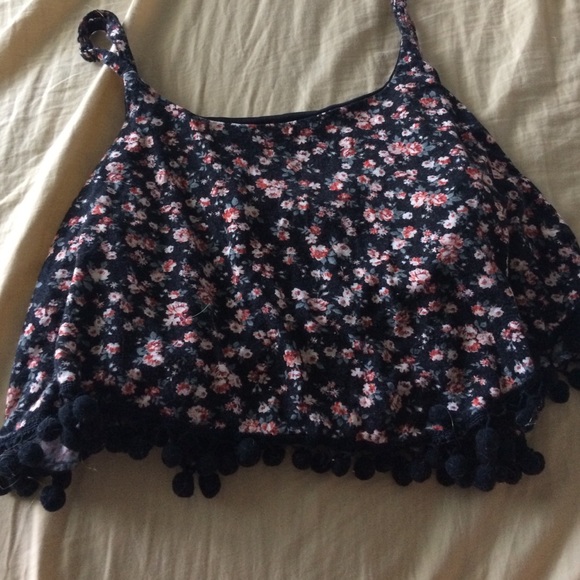 floral crop top