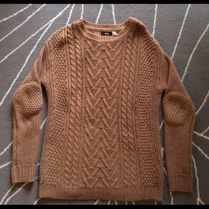Urban Outfitters Oversized Sweater tan brown knit