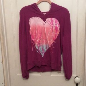 Aeropostale purple light weight sweatshirts