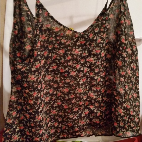 floral print tank top