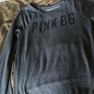 long sleeve loose PINK shirt