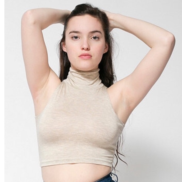 BRAND NEW. American Apparel crop turtle neck