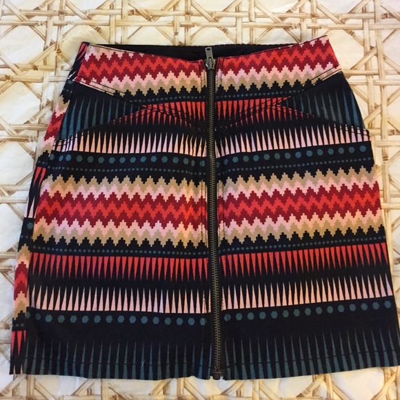 H&M Aztec printed skirt.