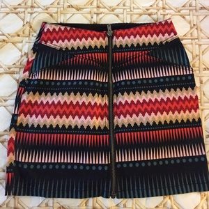 H&M Aztec printed skirt.