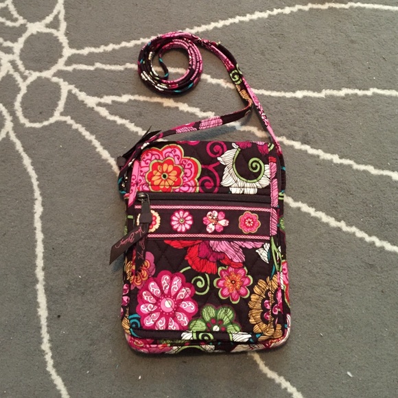Vera Bradley discontinued patterned crossbody bag