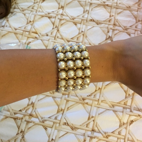 Pearl elastic bangle - Picture 1 of 1