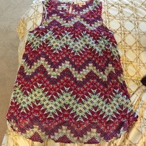 Olive & Oak Rayon gauze flowy tank top