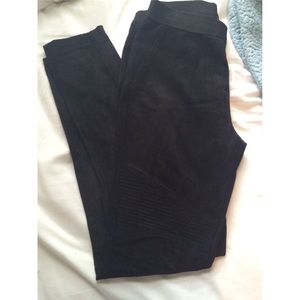 Suede Leggings