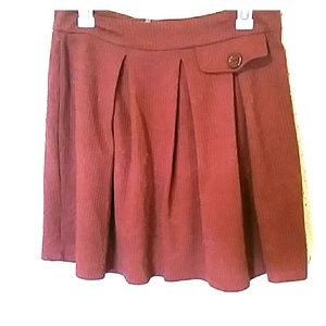 Burgundy high waisted shirt from Modcloth