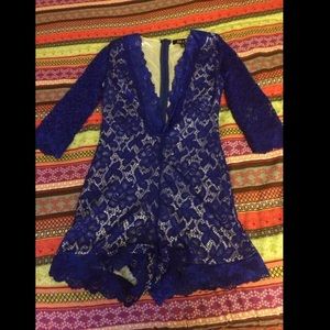 Royal Blue Romper