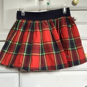 Plaid Hollister skirt