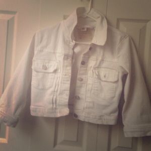 white denim jacket