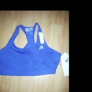 Adidas TechFit Sports Bra (Power Purple) NWT