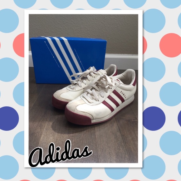 Adidas Samoa Burgundy Shoes