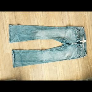 True religion flare jeans light wash