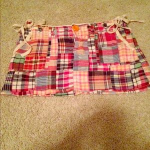 American eagle plaid skirt
