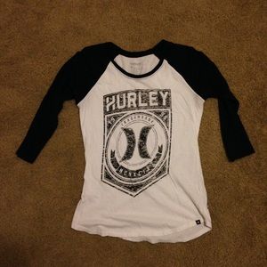 Hurley baseball tee