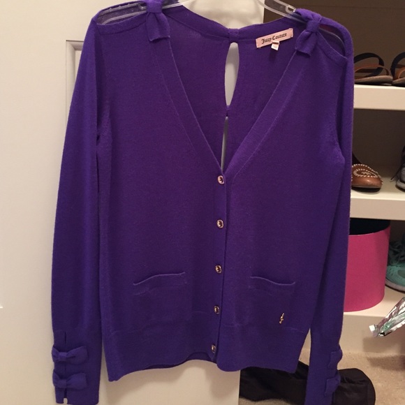 Juicy Couture bow cardigan